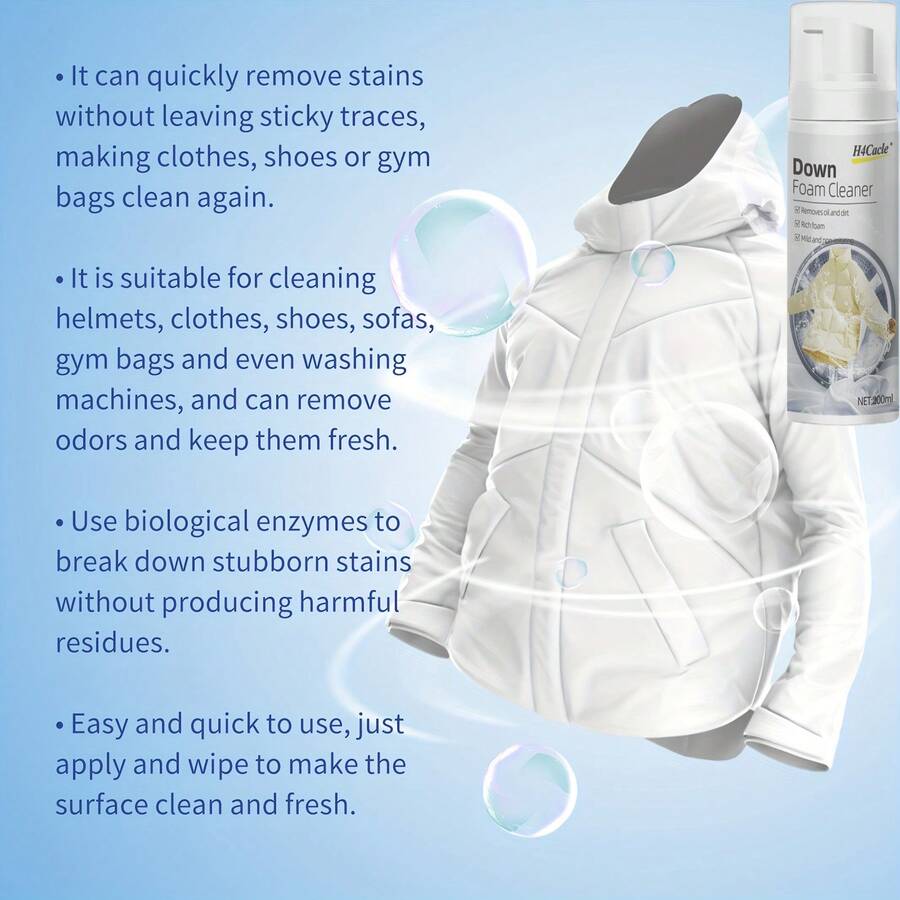 Foam Cleaner, Clothing & Household Cleaning Detergent For Stain Removal