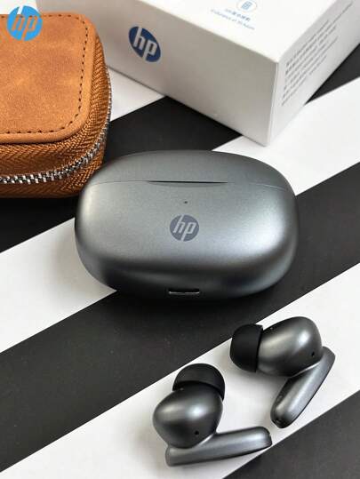  HP trådlösa hörlurar: 30 timmars superlång batteritid, lämpliga för sport, kompatibla med , Android och iOS, stöder röstsamtal, lämpliga för alla åldrar, levereras med förvaringsväska för hörlurar, perfekt julklapp