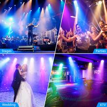 15W Stage Par Light 36 RGB LED With Remote Controller DMX512 Sound Control For Home Carnival Party Musical Show Wedding Club Bar KTV Disco DJ - 2個 - 查看 7