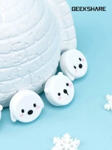 GeekShare 4 pièces Boutons de recouvrement de chien et d'ours compatibles avec Switch/Oled/Lite/PS4/PS5/Switch Pro