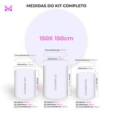 Kit 5 Decorative Covers Round Panel + Trio Cylinder Covers + Cover Rectangular Panel Sublimated Party And Birthday Decoration Halloween Theme Dark Fear Terror - Bộ 5 Cái 114 - Xem 3