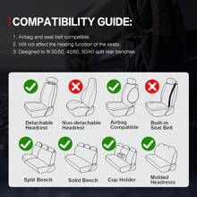 4PCS Universal Seat Covers Black/Brown/Beige/Red For Most Cars SUVs Trucks 04 Style PU & Leather Waterproof Easy Clean Auto Car Driver Passenger Side Seat Cushion Protector Cover Interior Car Accessories Holiday Auto Upgrade For Men - 棕色 - 查看 9
