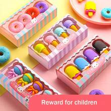 创意异形学生橡皮擦，冰淇淋橡皮擦，棒棒糖橡皮擦，蛋糕橡皮擦，糖果色卡通橡皮擦套装，文具礼品。创意学生文具橡皮擦，可爱学生儿童绘画奖品和礼物，学习文具橡皮擦，橡皮擦，橡皮擦，可爱橡皮擦，橡皮擦，橡皮擦，可爱橡皮擦，可爱铅笔橡皮擦，动物橡皮擦，创意橡皮擦，返校 - 多色 - 查看 2