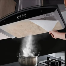 Bộ nắp chống dầu máy hút mùi nhà bếp - Màng thấm dầu tiên tiến, Miếng dán dễ bóc, Giấy thấm dầu, Bộ lọc bên dùng một lần và Giấy lưới để dễ dàng vệ sinh - Đồ dùng nhà bếp thiết yếu cho trải nghiệm nấu ăn không bừa bộn, Gói 12 món - trắng - Xem 6