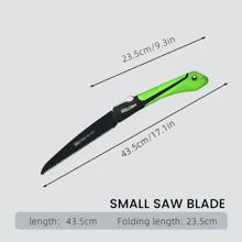 AIRAJ 1pc 加长多功能手锯，木工便携式钢锯，户外树木和露营手锯 - 綠色 - 查看 9