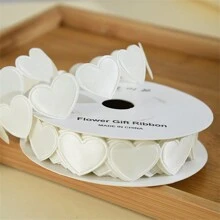 1 条心形涤纶丝带，适用于花束包装、蛋糕烘焙、礼品、DIY、圣诞节 - 彩色 - 查看 3