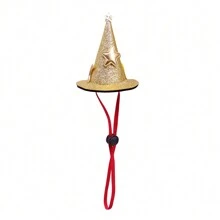 宠物万圣节狗帽、节日派对、星星、蝙蝠、南瓜形状帽子、猫狗通用 1 件 - 彩色 - 查看 16