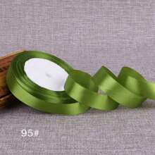 1pc Ribbon DIY Handmade Rose Hair Clip, 1cm/2cm Width 22m Length Satin Ribbon, Cake Candy Box Packaging Decoration Ribbon, Wedding Supplies - Multicolor - View 14