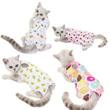 1pc Fruit Print Spay/Neuter Recovery For Cats - Multicolor - View 12