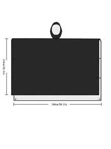 1 pièce Poncho imperméable multifonctionnel portable 3-en-1 avec matériau en polyester enduit d'argent, coupe-vent, imperméable, anti-poussière, couleur unie, pour la randonnée, le camping, la pêche, unisexe, taille libre, équipement de camping