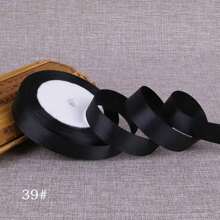 1pc Ribbon DIY Handmade Rose Hair Clip, 1cm/2cm Width 22m Length Satin Ribbon, Cake Candy Box Packaging Decoration Ribbon, Wedding Supplies - Multicolor - View 27