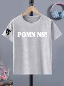 Tienermeisjes Korte Mouw Eenvoudig Schattig Zomer
