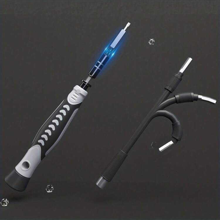 Bộ 130 tua vít, dụng cụ sửa chữa thủ công chính xác, tương thích với đồng hồ iPhone, máy tính xách tay và điện thoại di động. Bộ tua vít mini với 117 đầu vít từ tính, quà tặng sinh nhật, quà tặng Giáng sinh - Nhiều màu - Xem 3