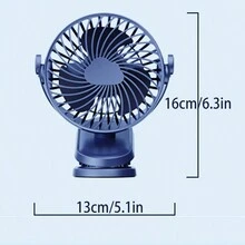 New Clip Fan, Mini Portable, 3 Modes (Hanging/Clipping/Desktop), USB Rechargeable, 12Hrs Runtime, Brushless Quiet Motor <30dB, 3 Speed Levels, 720° Rotation, Essential For Home/Kitchen/Bathroom/Bedroom/Balcony/Office/Business/Tent/Class/Dorm/Library/Theater/Travel/Outdoor, Multiple Colors, Great Gift For Boys/Girls/Boyfriends/Girlfriends/Couples/Husbands/Wives, Best Birthday/Valentine's/Easter/Summer Present