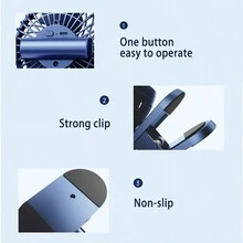New Clip Fan, Mini Portable, 3 Modes (Hanging/Clipping/Desktop), USB Rechargeable, 12Hrs Runtime, Brushless Quiet Motor <30dB, 3 Speed Levels, 720° Rotation, Essential For Home/Kitchen/Bathroom/Bedroom/Balcony/Office/Business/Tent/Class/Dorm/Library/Theater/Travel/Outdoor, Multiple Colors, Great Gift For Boys/Girls/Boyfriends/Girlfriends/Couples/Husbands/Wives, Best Birthday/Valentine's/Easter/Summer Present