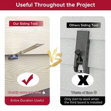 2Pcs Siding Tools For 5/16-Inch Siding Gecko Siding Gauge Siding Installation Tools Replacement For Hardie Siding Board - Silver - View 6