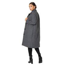 Dorothy Perkins Womens/Ladies Checked Petite Dolly Coat (Grey) - Grey - View 2