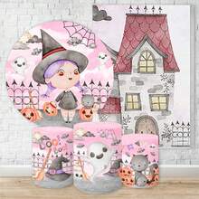 Kit 5 Decorative Covers Round Panel + Trio Cylinder Covers + Cover Rectangular Panel Sublimated Party And Birthday Decoration Halloween Theme Dark Fear Terror - Bộ 5 Cái 114 - Xem 2