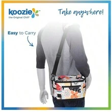 Dual Compartment Cooler Lunch Bag For Women - Large Double Decker Insulated Lunch Box With Removable Shoulder Strap - Resuable Lunch Tote For Work, Travel, Beach, Picnic - 彩色 - 查看 6