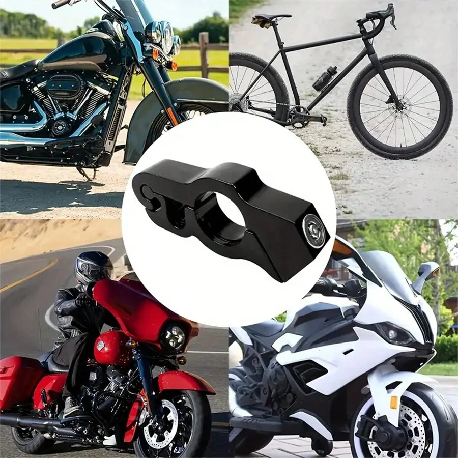 1pc Heavy Duty Anti-Theft Motorcycle/Bicycle Handlebar Lock - Secure Throttle And Handles, Fit For Bicycle/Motorcycle/ATV