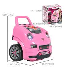 HOMCOM Other Dress Up & Pretend Toys - Hồng - Xem 3