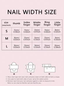Faux ongles carrés pressés (faits à la main), style mignon, design fait main de fleurs d'amour de pomme de cerise, légers, parfaitement adaptés à l'extrémité de l'ongle, faux ongles en gel souple , faux ongles acryliques naturels réutilisables, ongles collés, faux ongles brillants recouvrant complètement, set de faux ongles acryliques, convient comme cadeau pour les femmes et les filles, port quotidien, 10 sets d'ongles