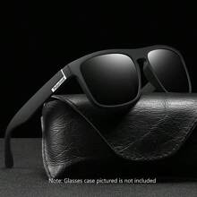 Latest Fashion Gradient Frame Square Retro Sports Fashion Glasses, Classic Oversized Frame Vintage Fashion Glasses, Luxury Brand Designer Glasses With Metal Decorative Bars, For Driving, Fishing, Cycling, Hiking, Outdoor Activities (Note: Eyeglass Case Not Included) - 744-2B - View 3