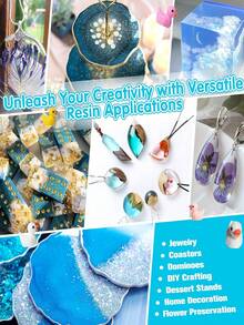 Epoxy Resin Kit For Beginners, Resin Kit With Resin Molds, Crystal Clear Art Casting Resin For DIY Resin - Epoxy Resin - View 7