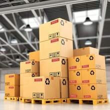 500 张/卷易碎贴纸，小心轻放，谢谢警告标签标志，运输和包装不干胶标签