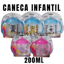 CHILDREN'S EDUCATIONAL MUG WITH HANDLE 200ML CEFISA BLUE OR PINK - Màu Hồng baby - Xem 5