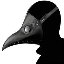 Happy Halloween Plague Doctor Mask Bird Mask Long Nose Beak Mask Steampunk Costume Props Head Mask For Masquerade Cosplay (Plague Doctor)