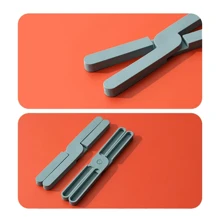 Modern Foldable Non-Slip Silicone Coaster Pot Pan Table Mat Heat Resistant Pad Placemat Cross Holder Trivet Kitchen Table Mats Seafood Boil