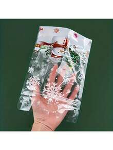 10 túi quà Giáng sinh trong suốt, túi đựng đồ ăn nhẹ và tráng miệng Magic Seal, túi đựng bánh quy nướng tự đứng cho Giáng sinh, năm mới, trang trí tiệc Lễ Tạ ơn đồ trang trí Giáng sinh đồ trang trí Giáng sinh quà tặng Giáng sinh giấy gói quà Giáng sinh đồ dùng cho tiệc Giáng sinh túi quà Giáng sinh túi Giáng sinh nhãn dán Giáng sinh - Trong sáng - Xem 5