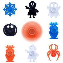 Halloween Decoration 3pcs/6pcs Multicolor Halloween Design Fidget Spinners, Stress Relief, Cute Halloween Toys - Multi-color Random Delivery - View 5