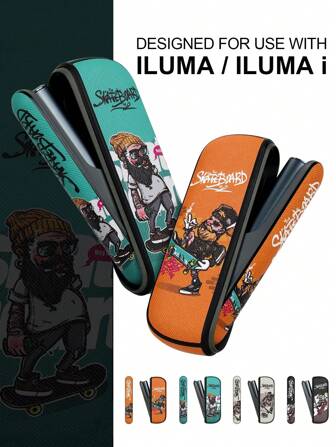 For IQOS ILUMA ONE/Iluma I One Anti Drop Protective Case Made Of PU Leather Material, Fashionable Decorative Gift, Perfect Protection And Shock Absorption