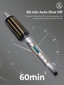 32mm Thermal Brush Anti-Scald Volumizing Brush Heated Round Brush - UK Plug(220-240V) - View 10