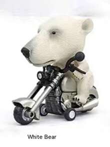 酷拽赛博惯性复古摩托车仿真恐龙动物模型玩具-儿童宝宝男孩女孩小礼物-儿童节///圣诞礼物 - 彩色 - 查看 29