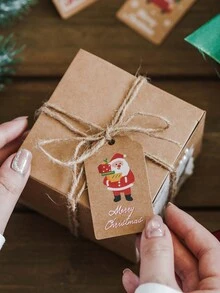 圣诞标签挂绳加厚牛皮纸圣诞平安夜装饰小挂件手工DIY礼物装饰卡片复古网红风格小贺卡创意卡通挂饰祝福卡圣诞装饰圣诞装饰品圣诞礼物圣诞包装纸圣诞派对用品圣诞礼物袋圣诞袋圣诞贴纸圣诞圣诞装饰圣诞睡衣圣诞礼物圣诞装饰 - 彩色 - 查看 4