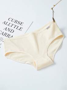 5 件装女士和女孩时尚纯色基本款舒适中腰三角裤 - 彩色 - 查看 7