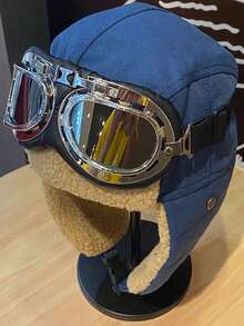 2pcs Plain Casual Ear Flap Hats, Thick Warm Thermal Lined Winter Hat For Men, Suitable For Cold Weather Outdoor Use