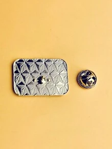 1 Stück Metall Slogan Emaille Anstecknadel, Punk Gothic Stil Kragen Abzeichen, Rucksack Kleidung Schmuck Dekoration Geschenk - Weiß - Übersicht 5