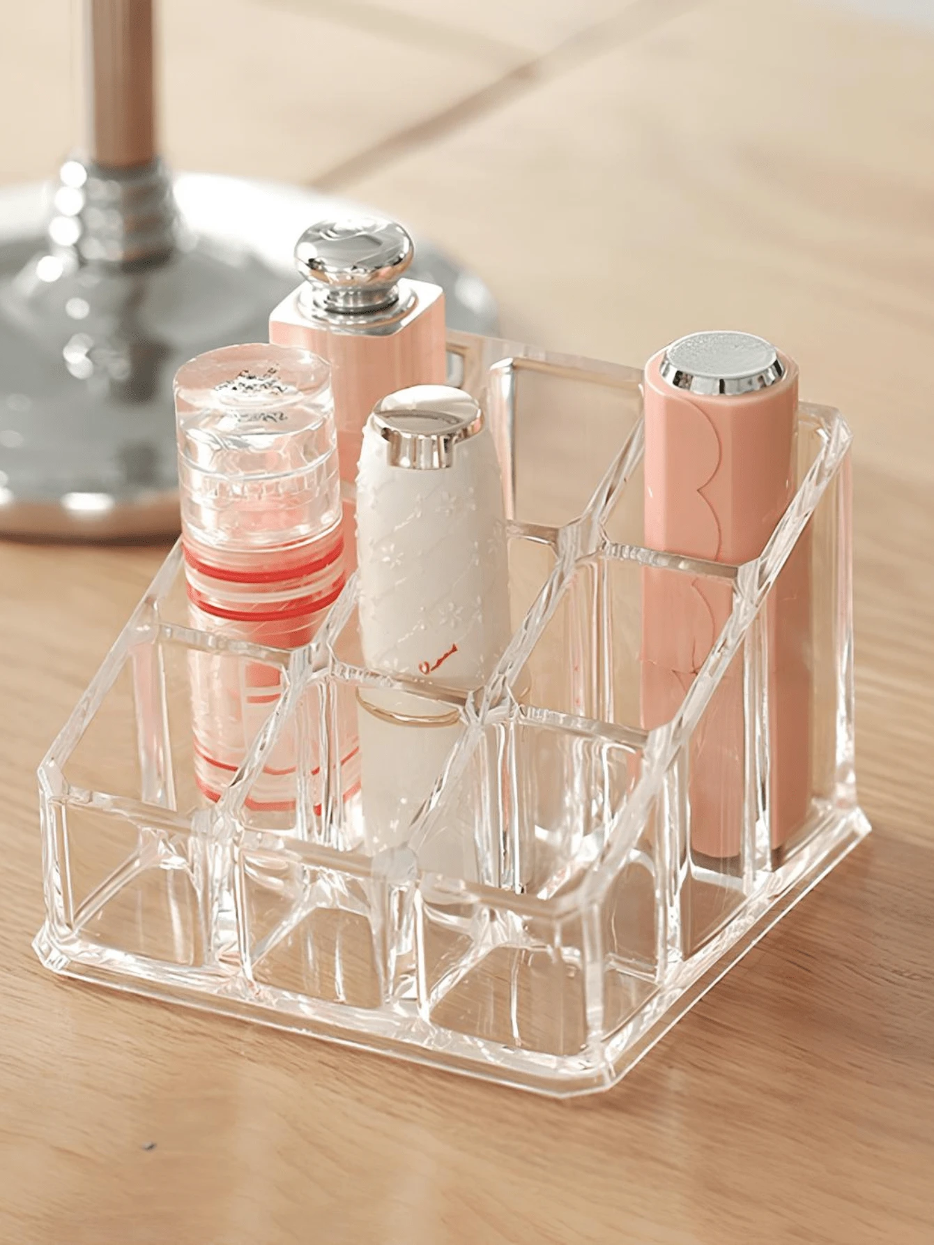 Acrylic Lipstick Holder 9 Niches - Trong suốt/Acrylic - Xem 1