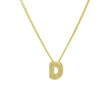 New Fashionable Multifunctional 26pcs English Letter Necklace, Women Copper Cubic Zirconia Letter Pendant