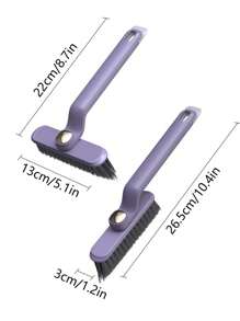 1pc Multifunctional Bathroom Tile Corner Cleaning Brush Home Bathroom Decor Fall Decor Back To School