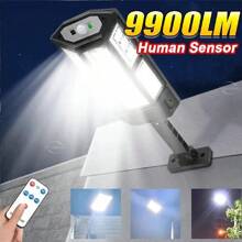 Solar Street Lights Outdoor, Solar Wall Light, 43LED Dusk To Dawn Outdoor Road Street Lamp, Waterproof Solar Powered Street Light With Motion Sensor - 2個 - 查看 2