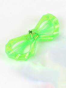 New Year's Eve Party Serving In Dark New Year's Party Favorite Neon Shutter Shadow Light Glasses Sunglasses New Year's Party For Adults Birthday Cosplay.