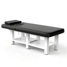 Dolonm 80 Inches Wide - High Quality Furniture Beauty Salon Beauty Bed Modern Massage Bed Quality Leather Black/Pink - Black metal square Legs - View 4
