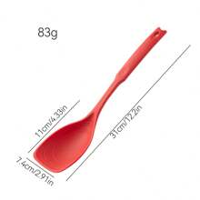 Keidason Cuchara de cocina, herramientas y utensilios de cocina, cuchara de silicona para servir, raspar y mezclar, resistente al calor y a las manchas, apta para lavavajillas - cuchara de cocina - Ver 10