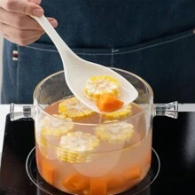 Keidason Cuchara de cocina, herramientas y utensilios de cocina, cuchara de silicona para servir, raspar y mezclar, resistente al calor y a las manchas, apta para lavavajillas - cuchara de cocina - Ver 5