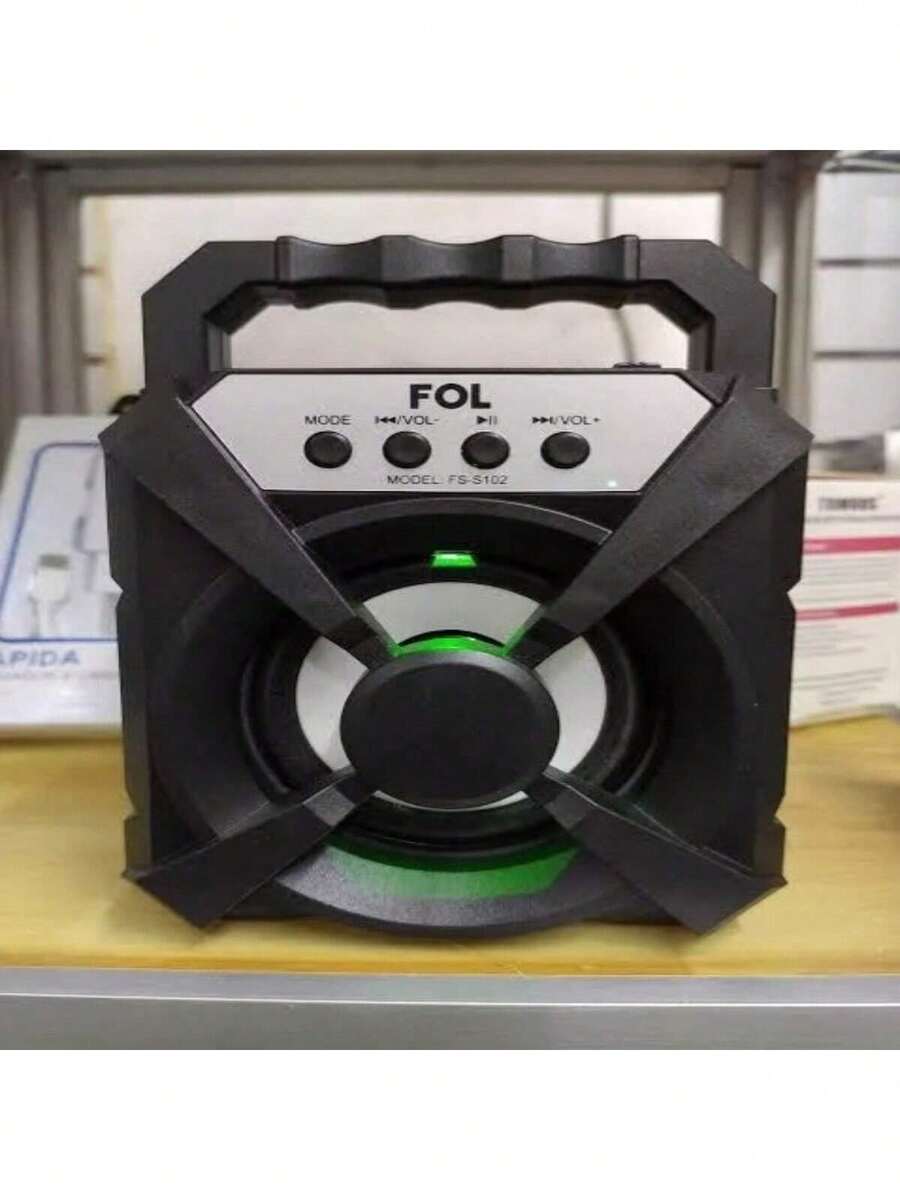 Bocina Portátil Bluetooth Fool Microsd 3 S102 - Negro - Ver 1